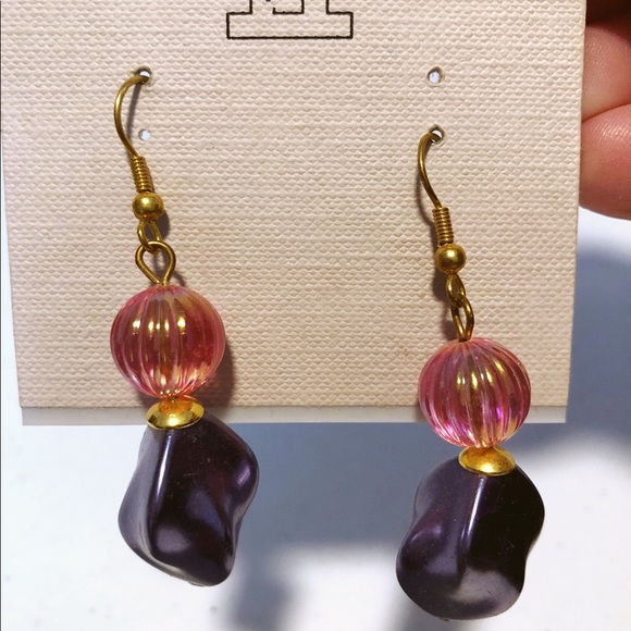 Dauplaise Jewelry - Dauplaise Vintage NWT Gold Wire Pink & Purple